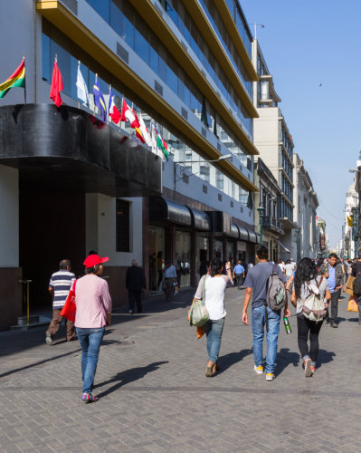 people walking